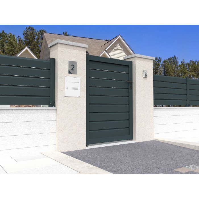 Puerta Exterior de Aluminio Ranurada | Puertas a Medida para Exterior