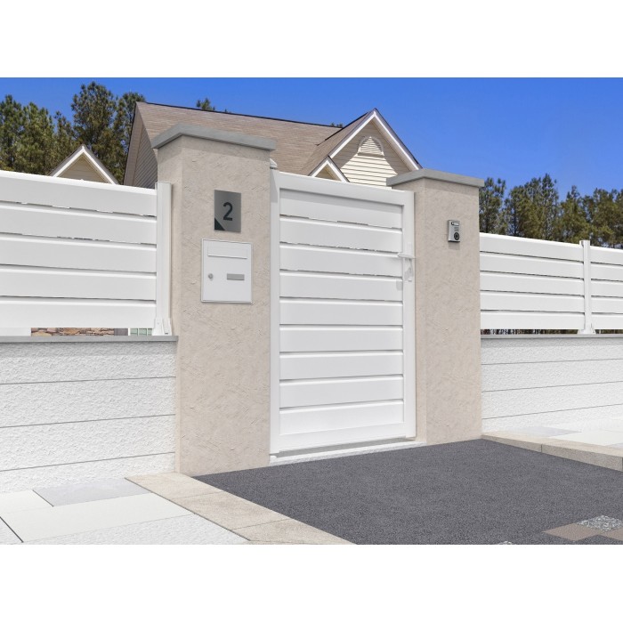 Puerta Exterior de Aluminio Ranurada | Puertas a Medida para Exterior