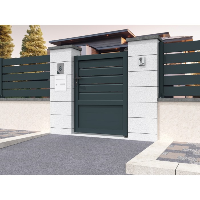 Puerta Exterior de Aluminio Mixta | Puertas a Medida para Exterior