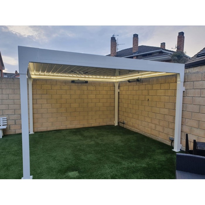 Pérgola bioclimática isla a medida. Venta online. Precios de Fabrica