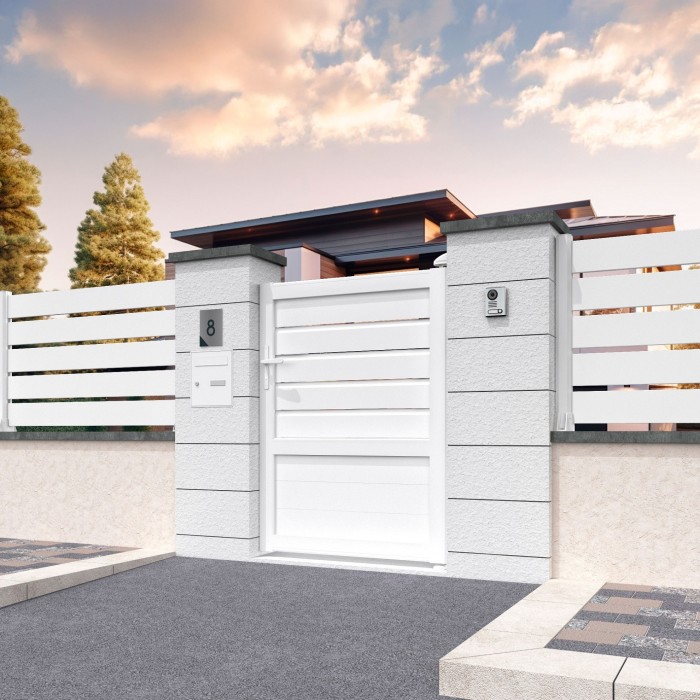 Puerta Exterior de Aluminio Mixta | Puertas a Medida para Exterior