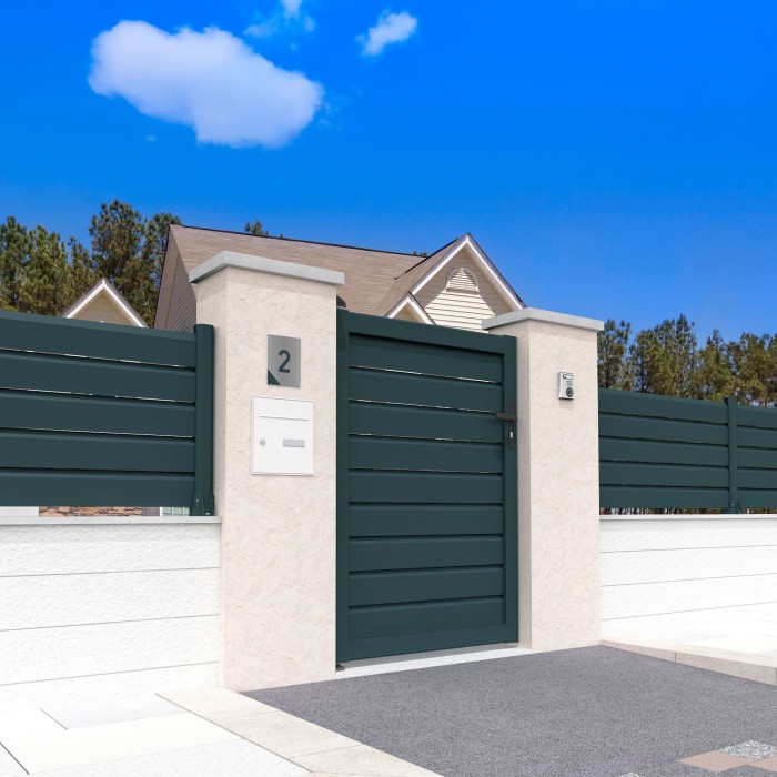 Puerta Exterior de Aluminio Ranurada | Puertas a Medida para Exterior