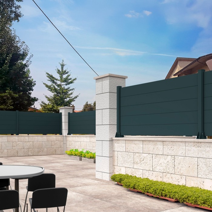 Valla de Aluminio Rodeo Completa | Vallas para Jardín a Medida