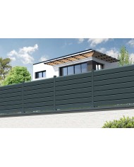 Valla de aluminio Rodeo ranurada