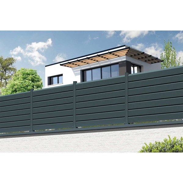 Valla de aluminio Rodeo ranurada