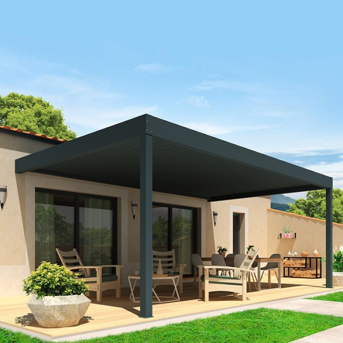 Pérgola Bioclimática a medida Santi Petri Perpendicular N