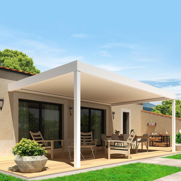 Pérgola Bioclimática a medida Santi Petri Perpendicular B